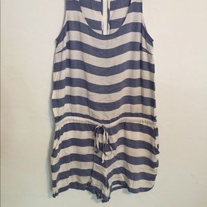 J. Crew striped romper